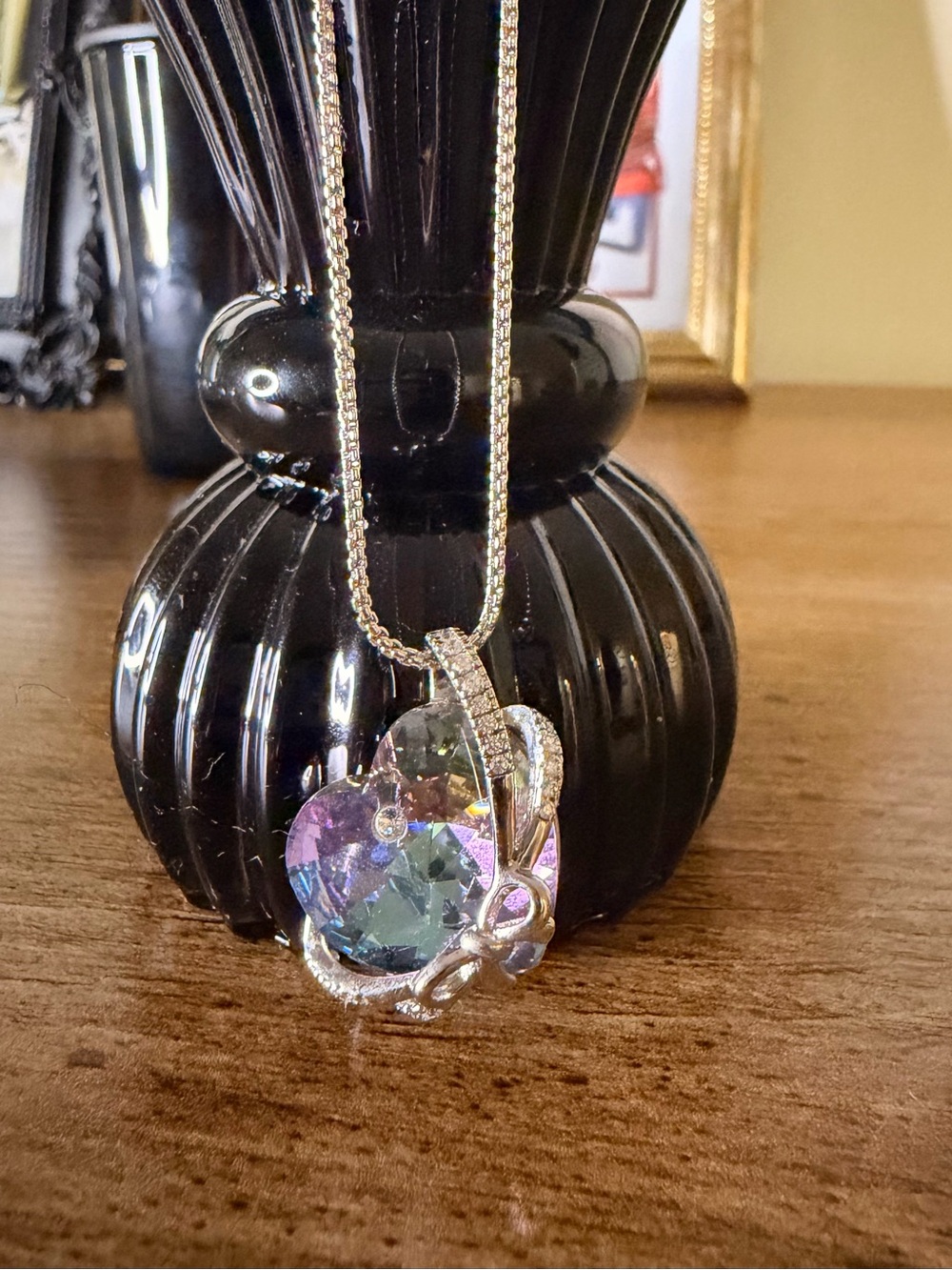 Swarovski Crystal Heart Pendant Necklace